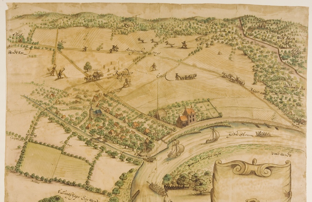 Plattegrond Veerhuis en omgeving