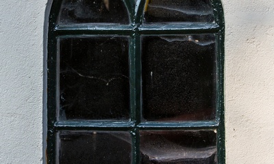 Detail voorgevel schuur