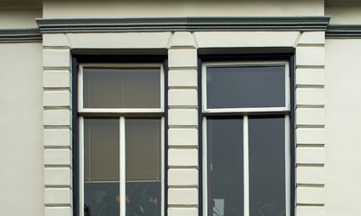 Detail voorzijde etage