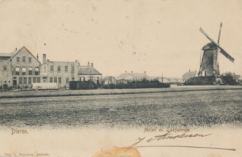 Molen en lakfabriek - 1905