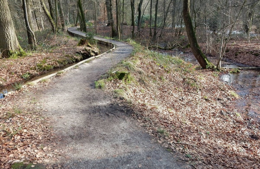 Tweezijdig opgeleide beek