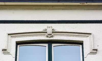 Detail vensters villa