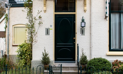 Deel voorgevel villa