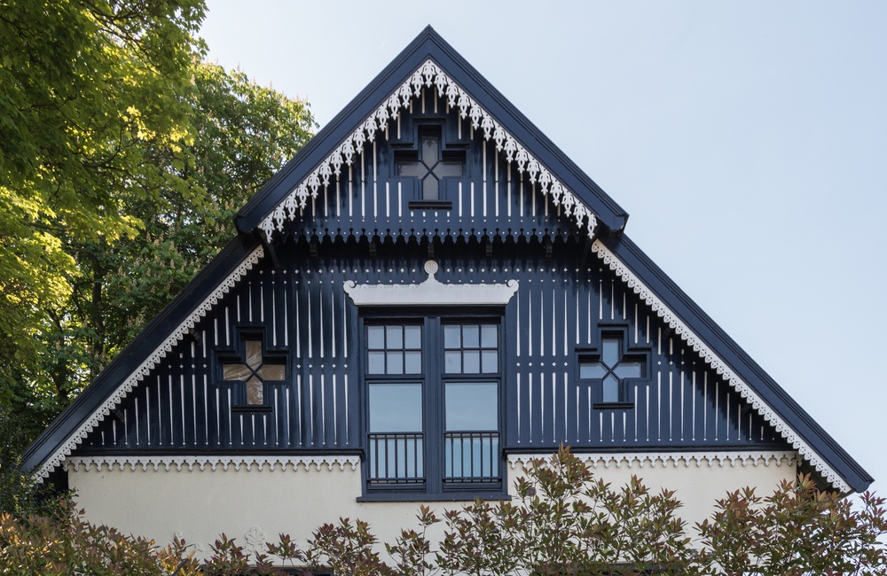 Detail betimmerde topgevel 2017