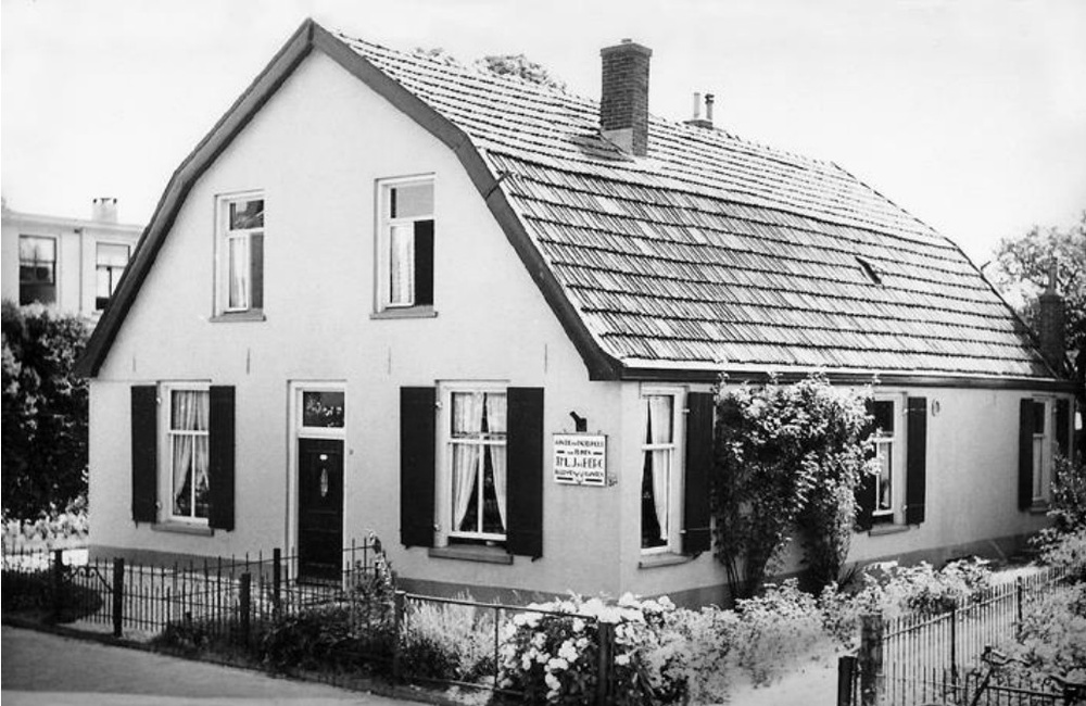 Het huis waar 14 Joodse mensen verstopt leefden.