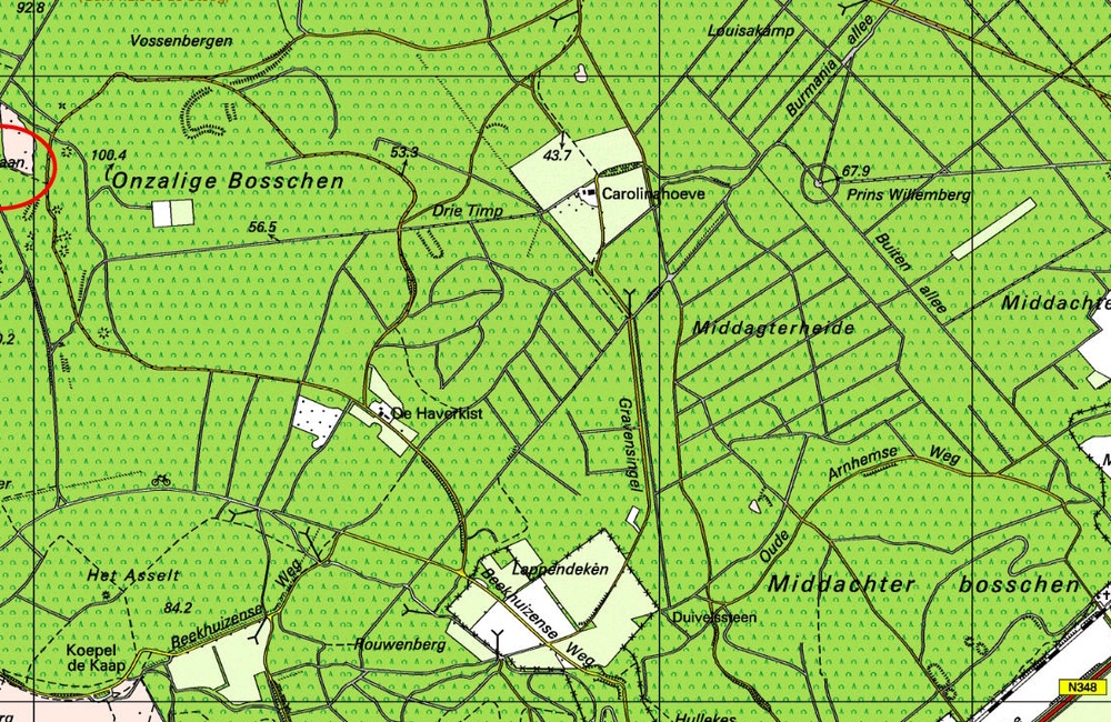 Kaartje uit 2000 met IJzerbaan