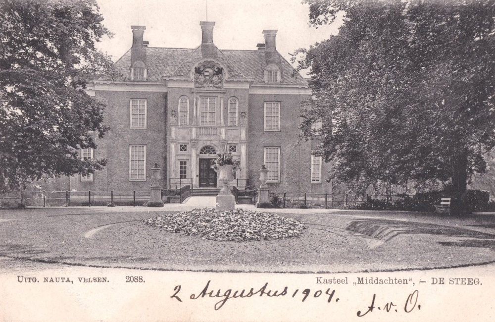Kasteel Middachten - 1904