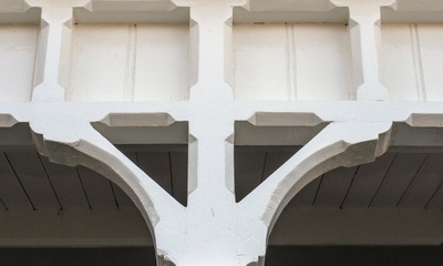 Detail veranda villa