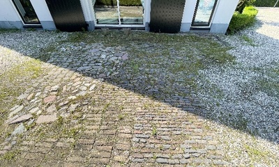 Gedeelte bestrating