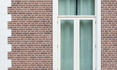 Detail voorgevel villa