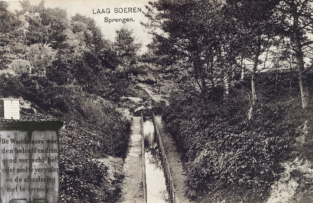 Sprengen met inzet bord - 1937