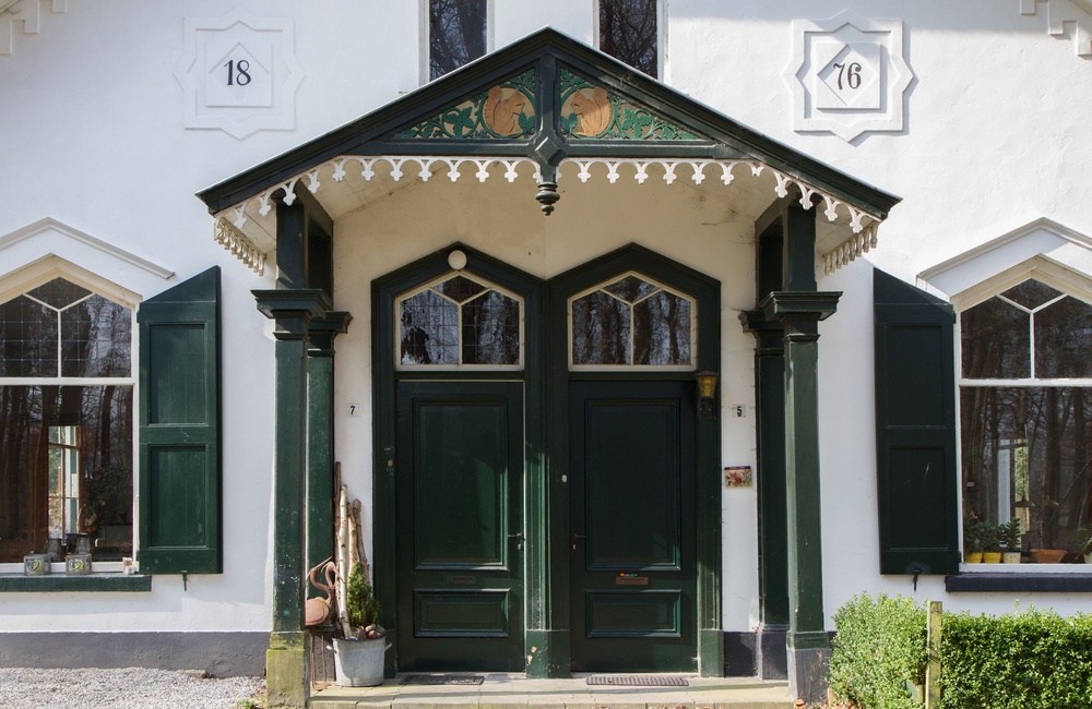 Ingang voormalig postkantoor en woonhuis - 2016