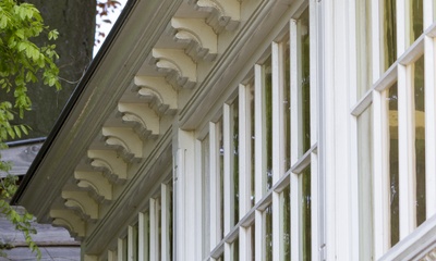 Detail zijgevel links