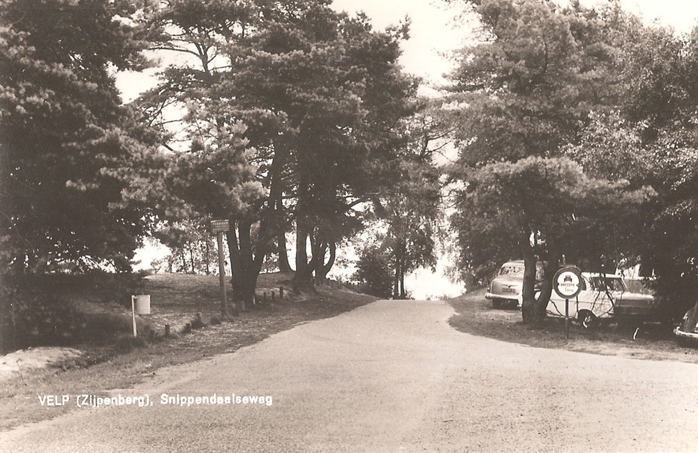 Snippendalseweg 1961. Bovenop de Zijpenberg. Collectie: Walter de Wit