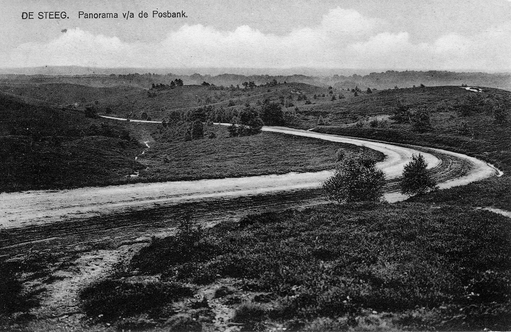 Weg naar de Posbank ca 1920