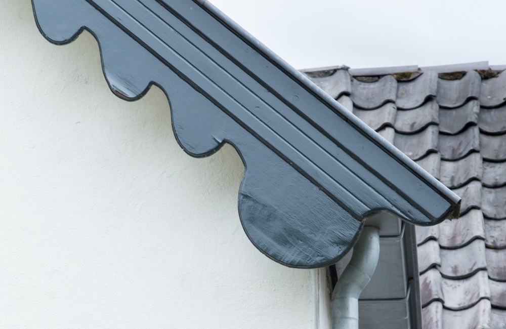 Detail gedecoreerde windveren Dorpsstraat 53 & 55 - 2016