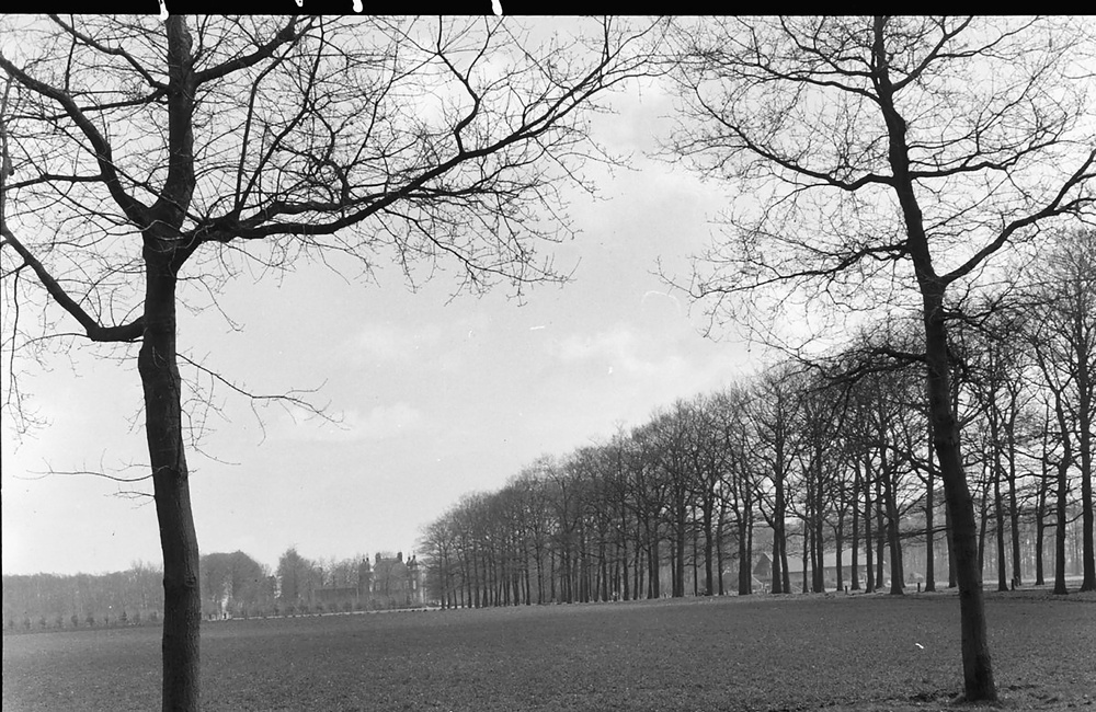Kasteel Biljone: overzicht vanuit het westen
