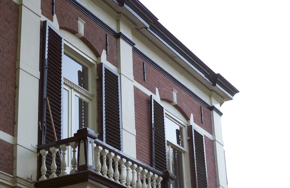 Detail voorgevel Villa Wilhelmina - 2016