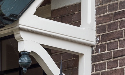 Detail voorgevel pand