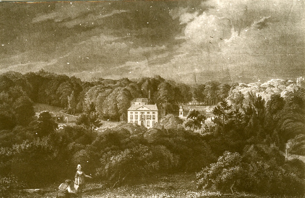 Tuin en park in Engelse landschapsstijl ca 1850