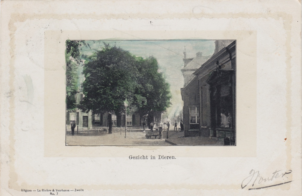 1e rechts: Banketbakkerij Bosman - 1902