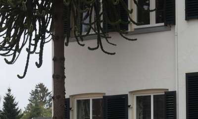 Detail gevel aanbouw