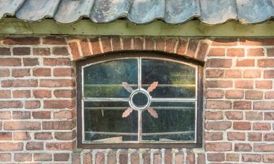 Detail zijgevel boerderij