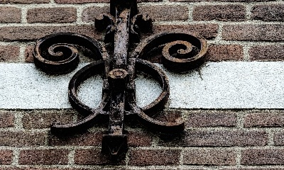 Detail gevel villa