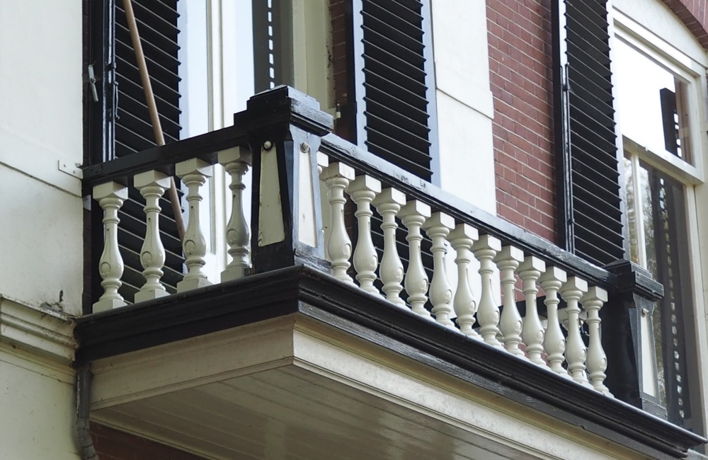 Detail balkon Villa Wilhelmina - 2016