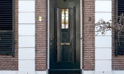 Detail voorgevel villa