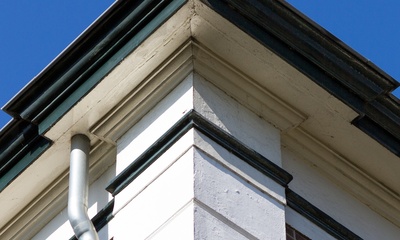 Detail gevel villa