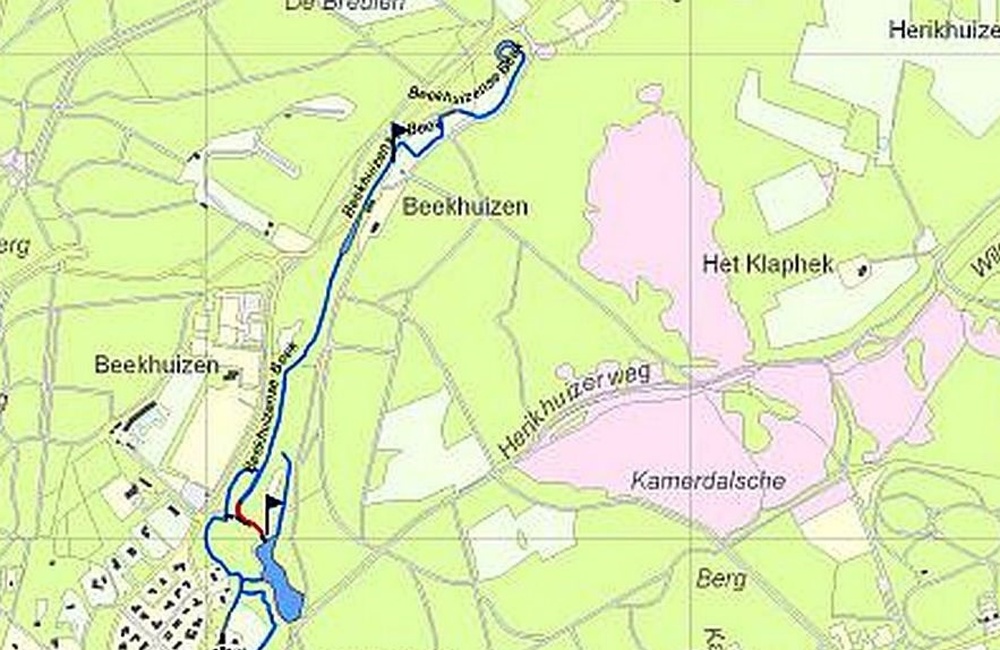 Ligging Beekhuizerbeek