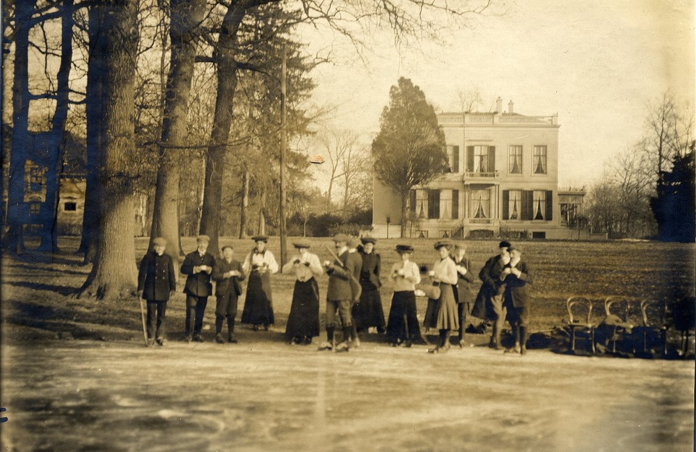 Daalhuizen vijver met ijs - ca 1930
