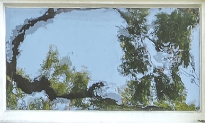 Detail venster villa