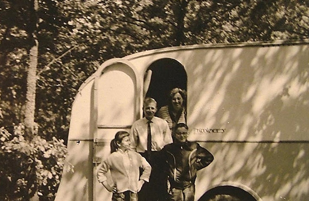 De Jutberg Eerste huurcaravans - 1956