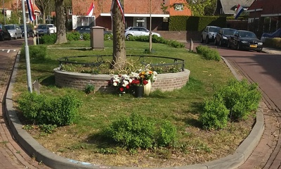 Herdenkingsmonument bevrijding Egmondstraat
