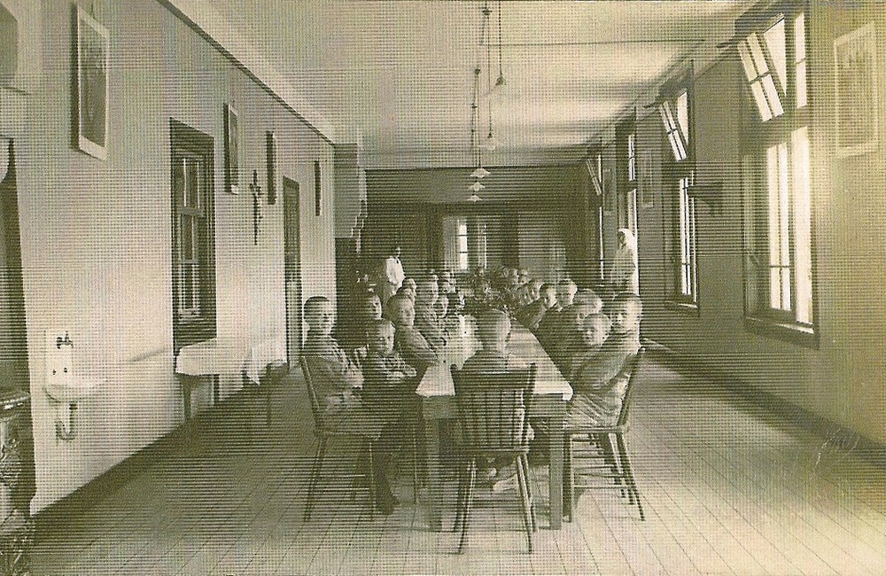Eetzaal Koloniehuis De Geitenberg - ca. 1938.