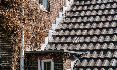 Detail stalgebouw