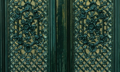 Detail deur woonhuis