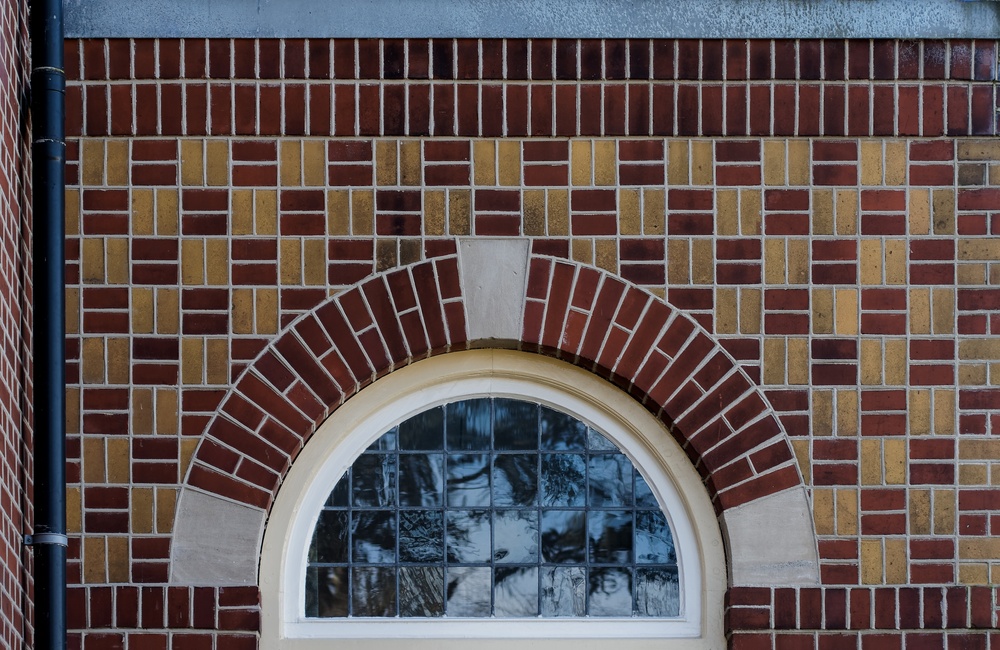 Detail schaakbordpatroon - 2016