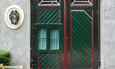 Detail voorgevel woning