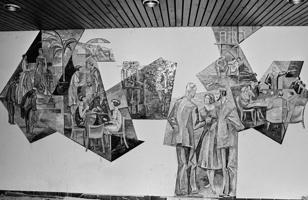 Mozaïek van Hans Gorter (1924-2018), historie Landgoed Avegoor in beeld gebracht