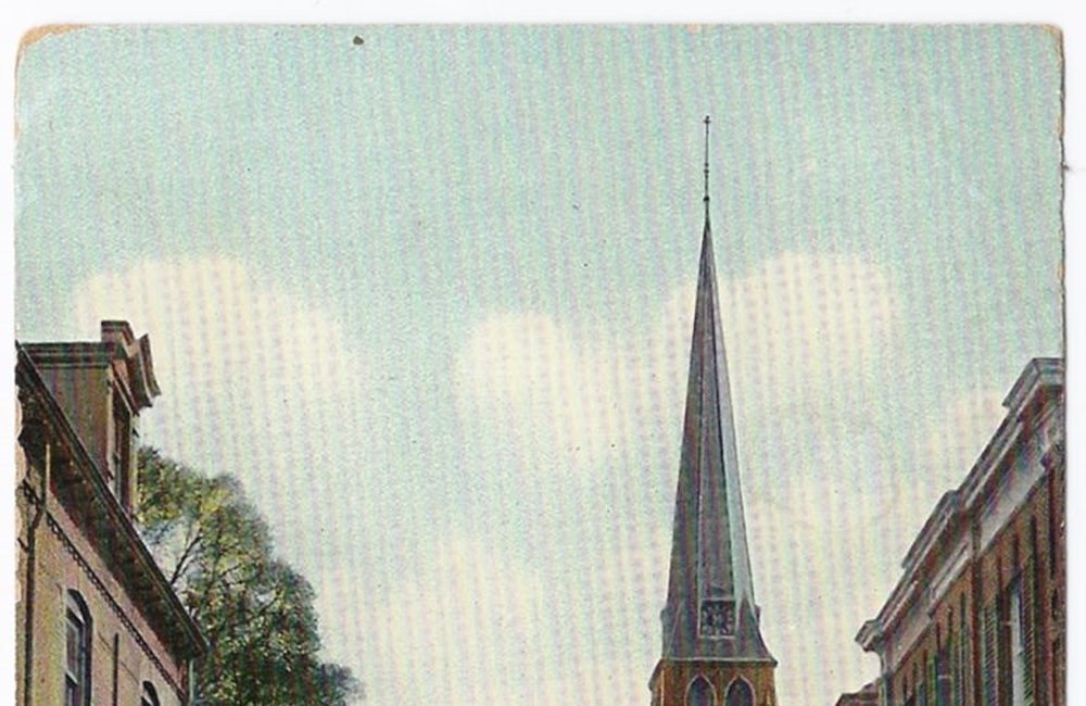 Emmastraat naar het zuiden gezien - 1907