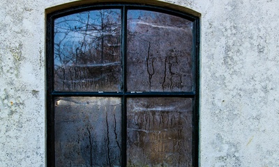 Detail zijgevel schuur