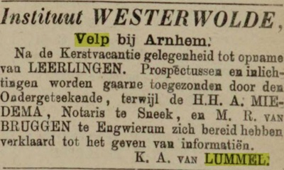 Kostschool Westerwolde