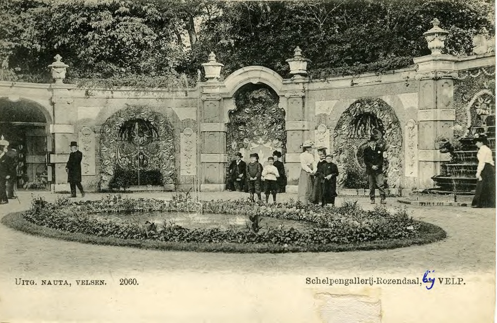 Schelpengalerij omstreeks 1910