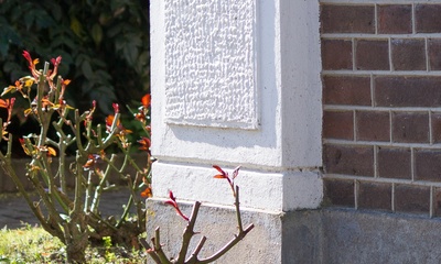Detail gevel villa