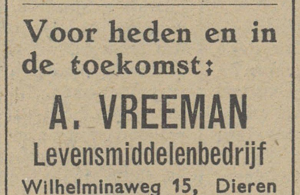 Vreeman - 1945, na de bevrijding