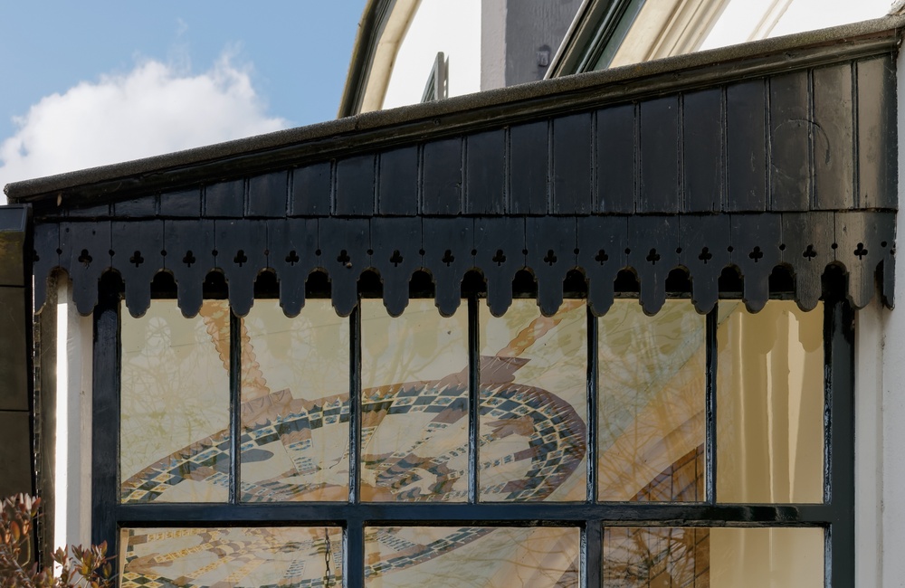 Detail serre achterzijde Villa Hoflaan 3 - 2016