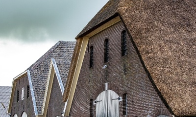 Detail dakpartij